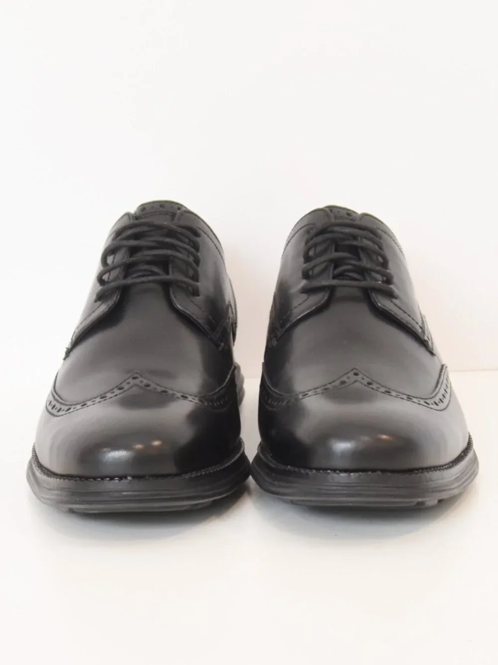 Cole Haan Original Grand Men's Wingtip Oxford Shoes Black Leather 11M NWOT C2798